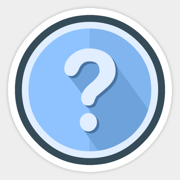 Question Mark Icon Sticker by LironPeer